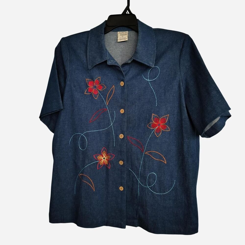 Allison-daley Women's Blue and Navy Shirt